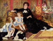 Pierre-Auguste Renoir Mme. Charpentier and her children painting
